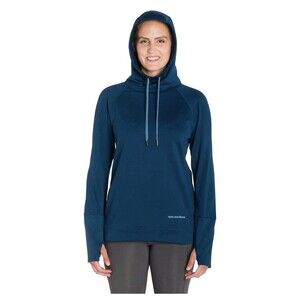 Grundens Maris Women Hoodie Medium Teal Blue   Thumbholes/Pocket Fishing/Outdoor